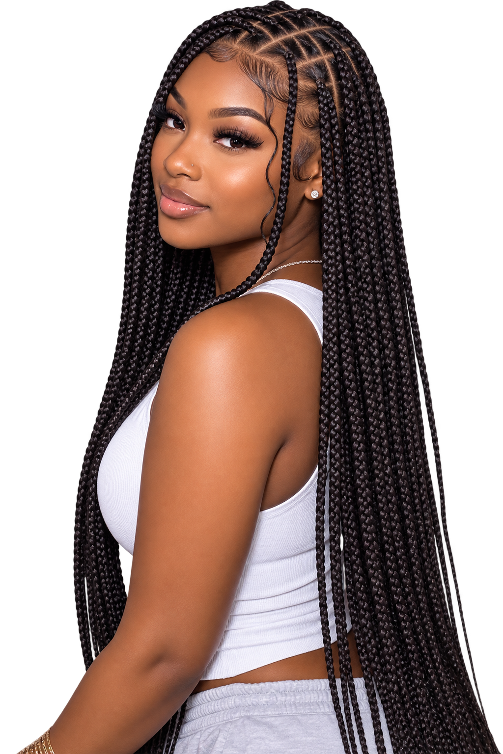 Beautiful braided hairstyle